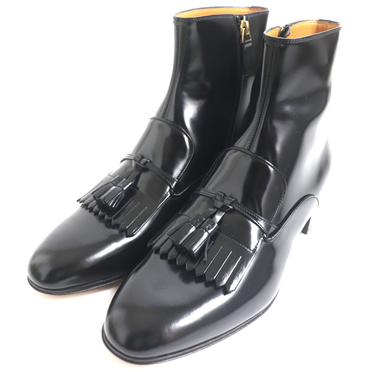 GUCCI boots Patent leather black 9 1/2