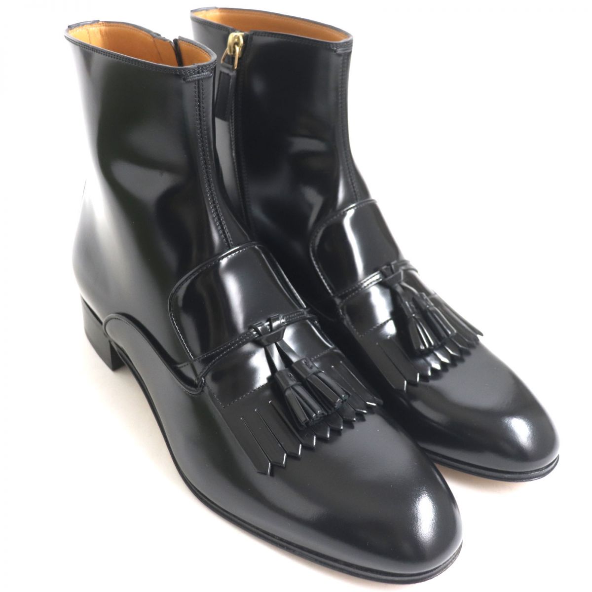 GUCCI boots Patent leather black 9 1/2