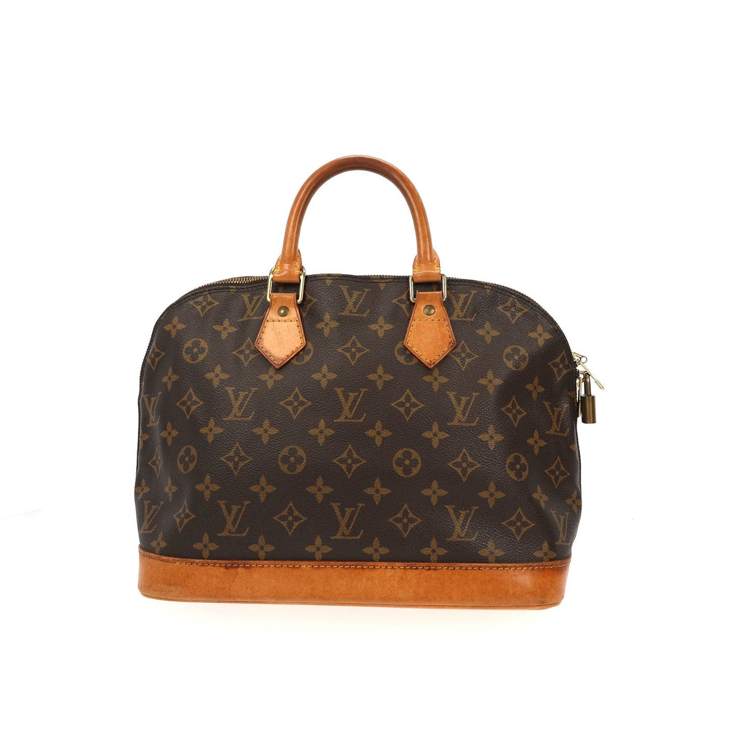 LOUIS VUITTON Alma Handbag in Brown Canvas