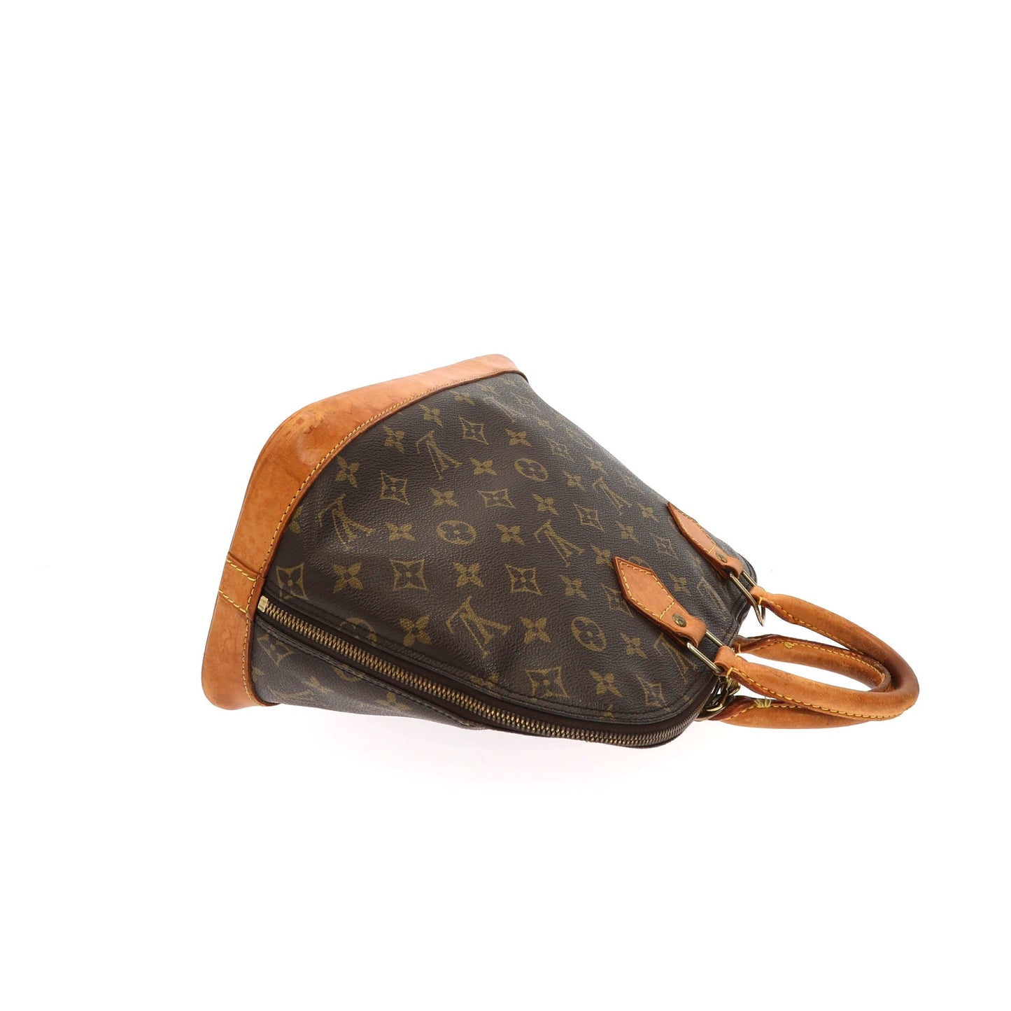 LOUIS VUITTON Alma Handbag in Brown Canvas