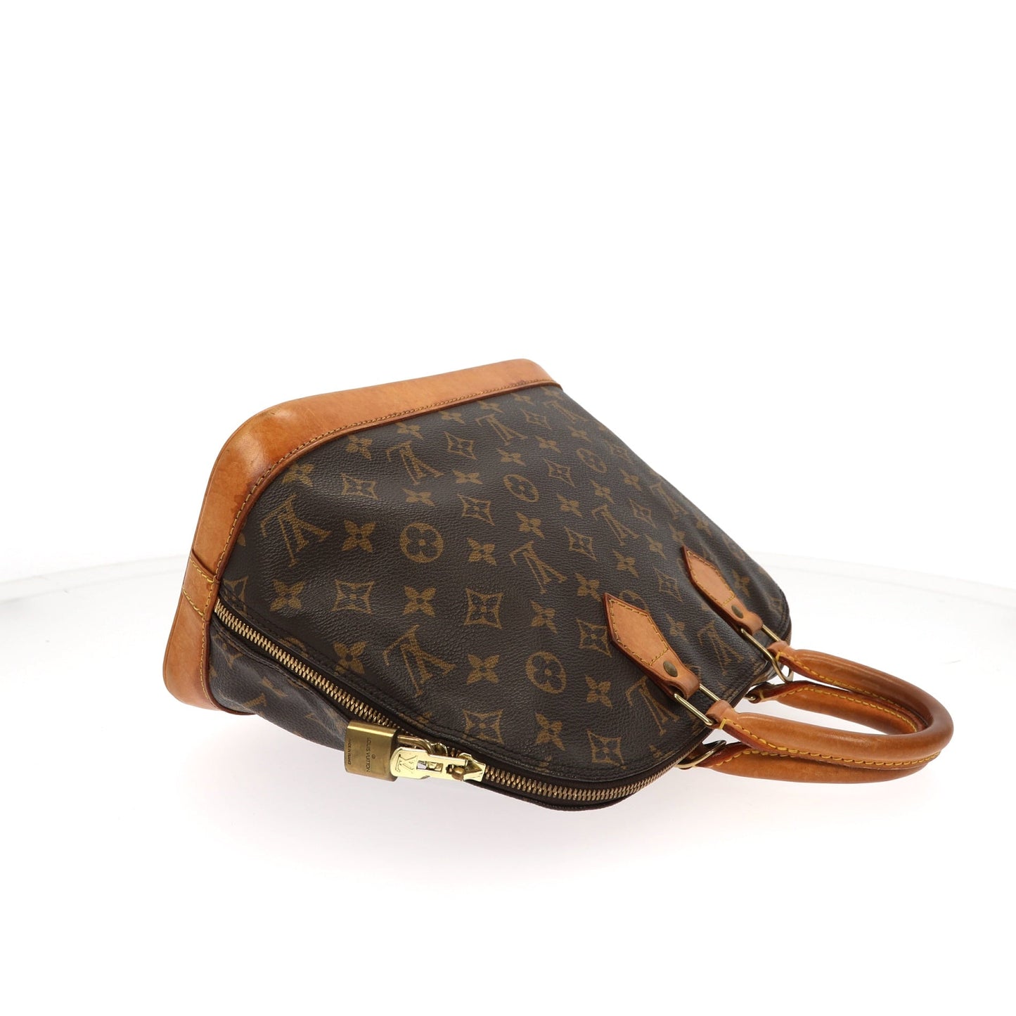 LOUIS VUITTON Alma Handbag in Brown Canvas