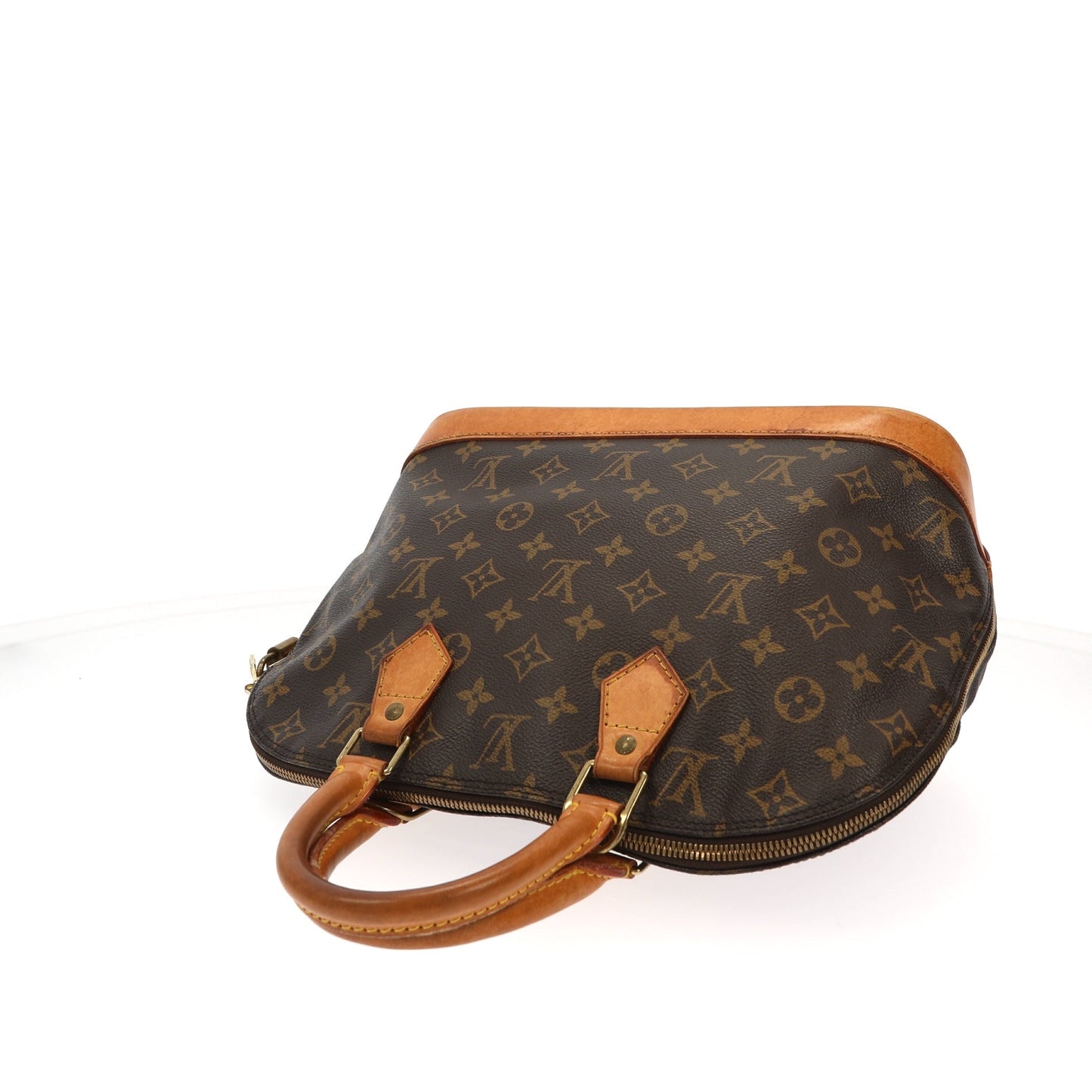 LOUIS VUITTON Alma Handbag in Brown Canvas