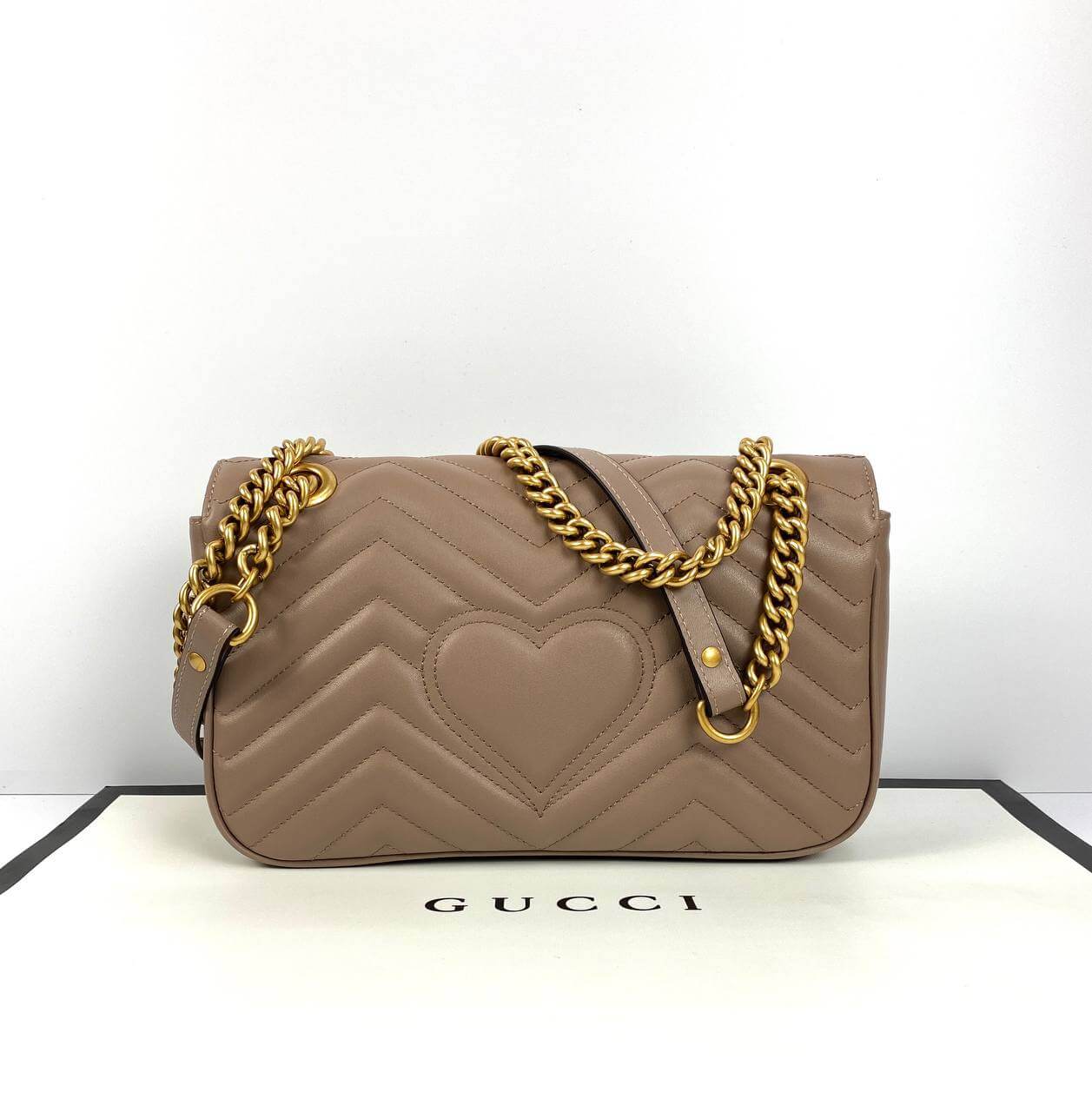 Gucci GG Marmont small cross-body bag flesh color