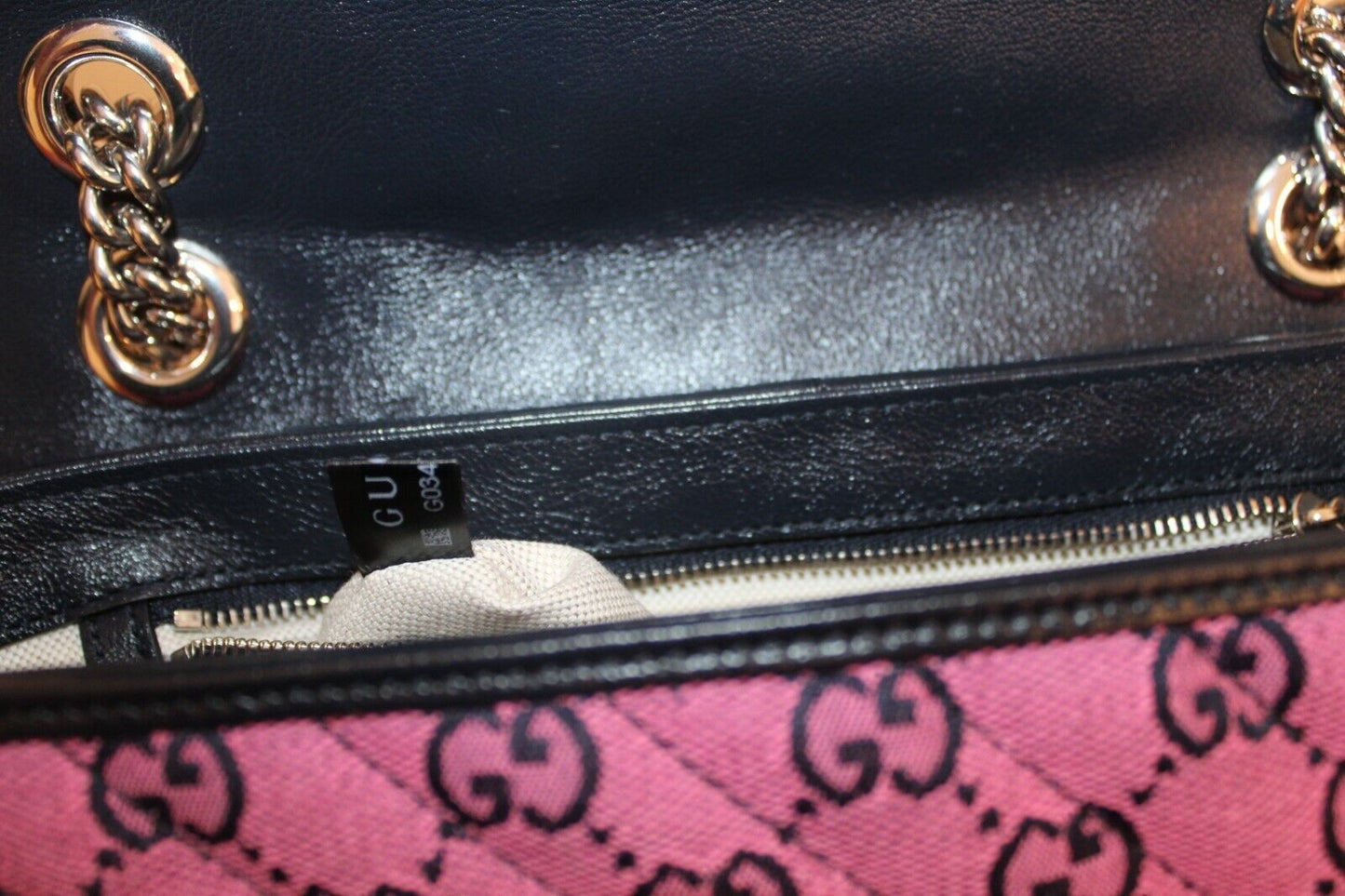 Gucci GG Marmont Shoulder Bag in Pink with Real ation Certificate