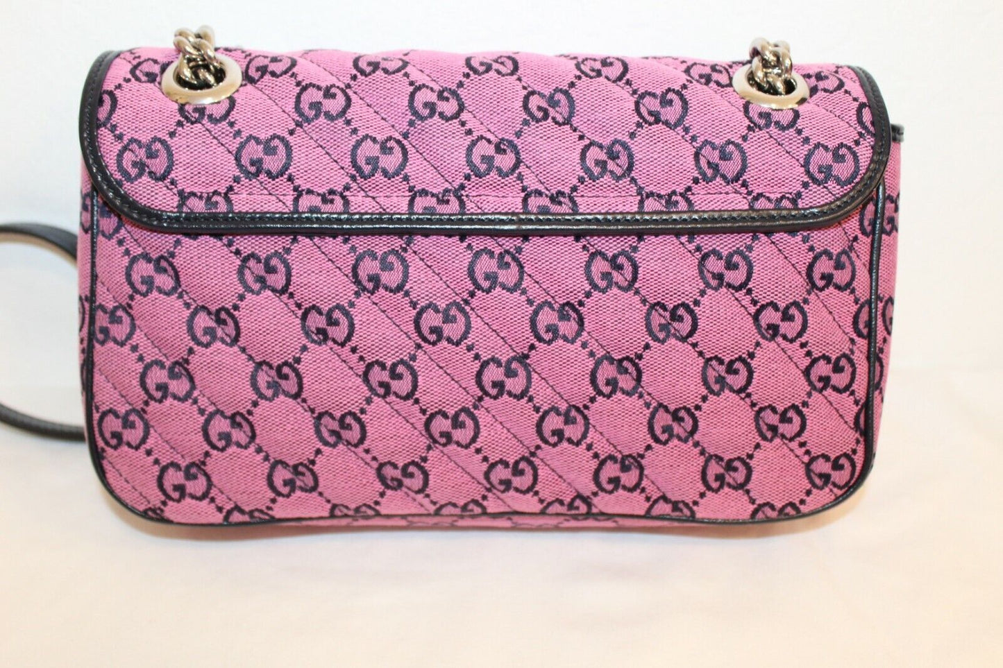 Gucci GG Marmont Shoulder Bag in Pink with Real ation Certificate
