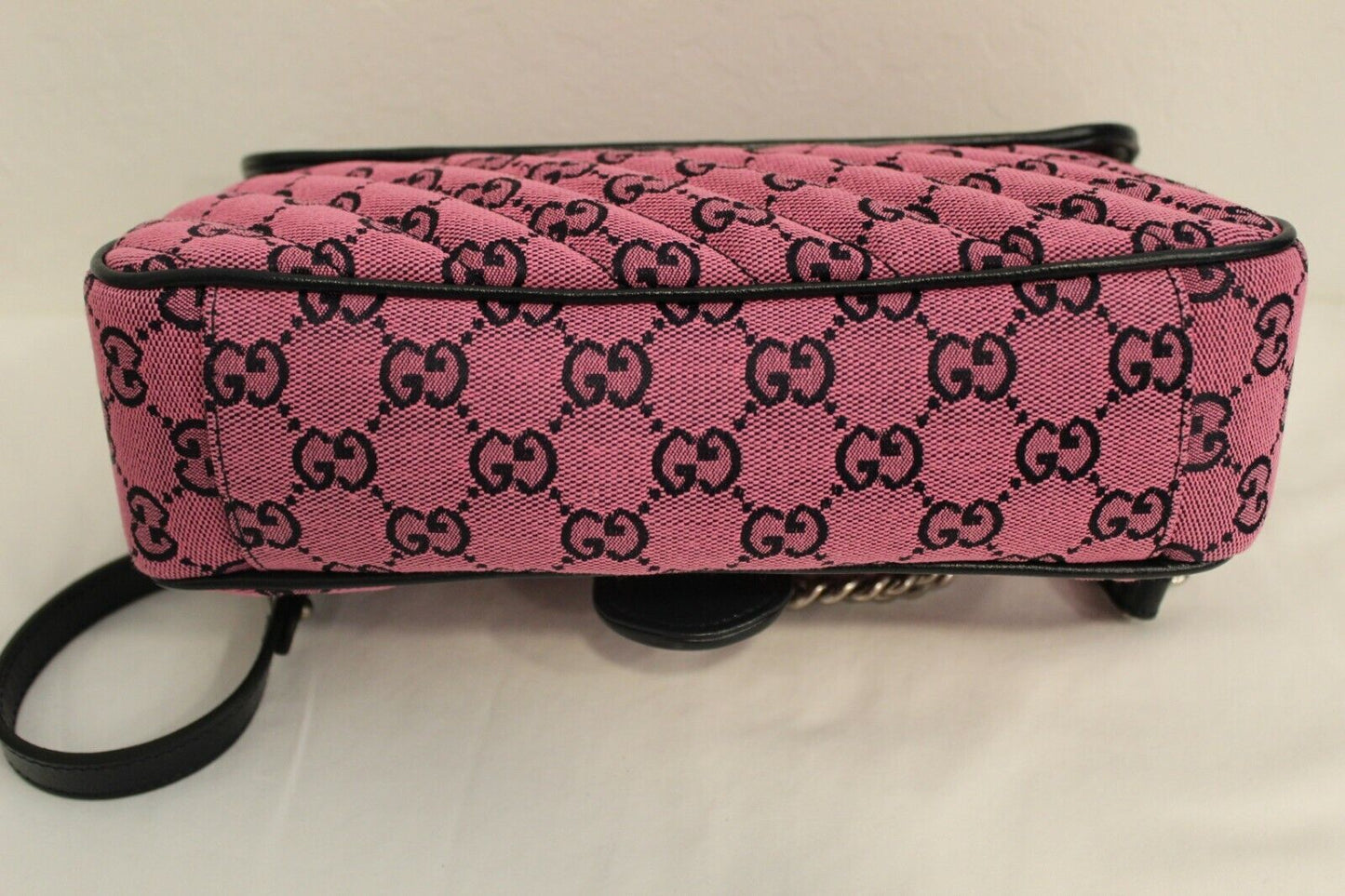 Gucci GG Marmont Shoulder Bag in Pink with Real ation Certificate