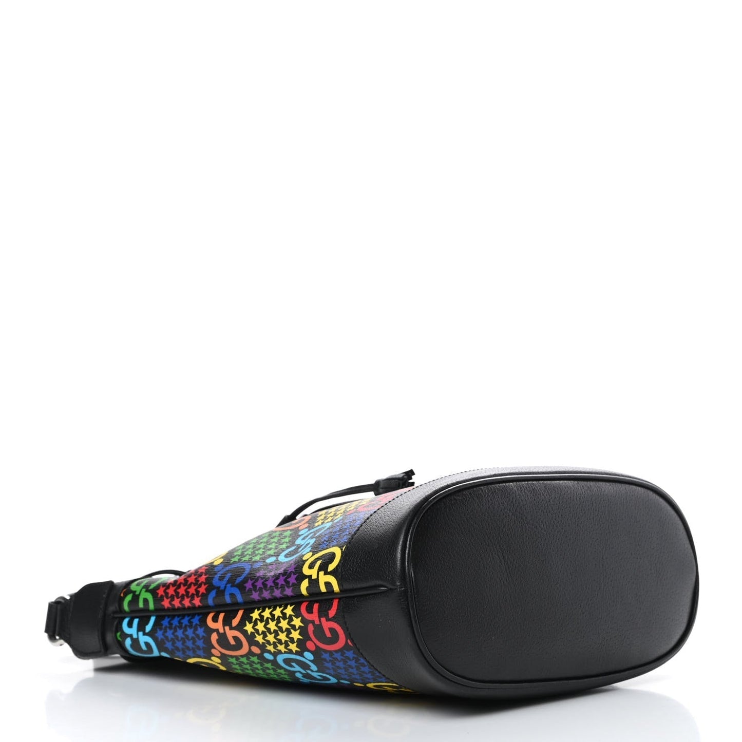 Gucci Supreme Psychedelic Bucket Bag in Black