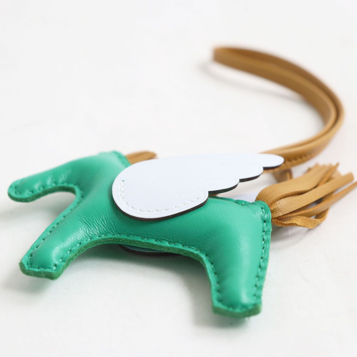 HERMES charm Main: Anyo Milo Mint/Sesame/Blue Brume mens Used