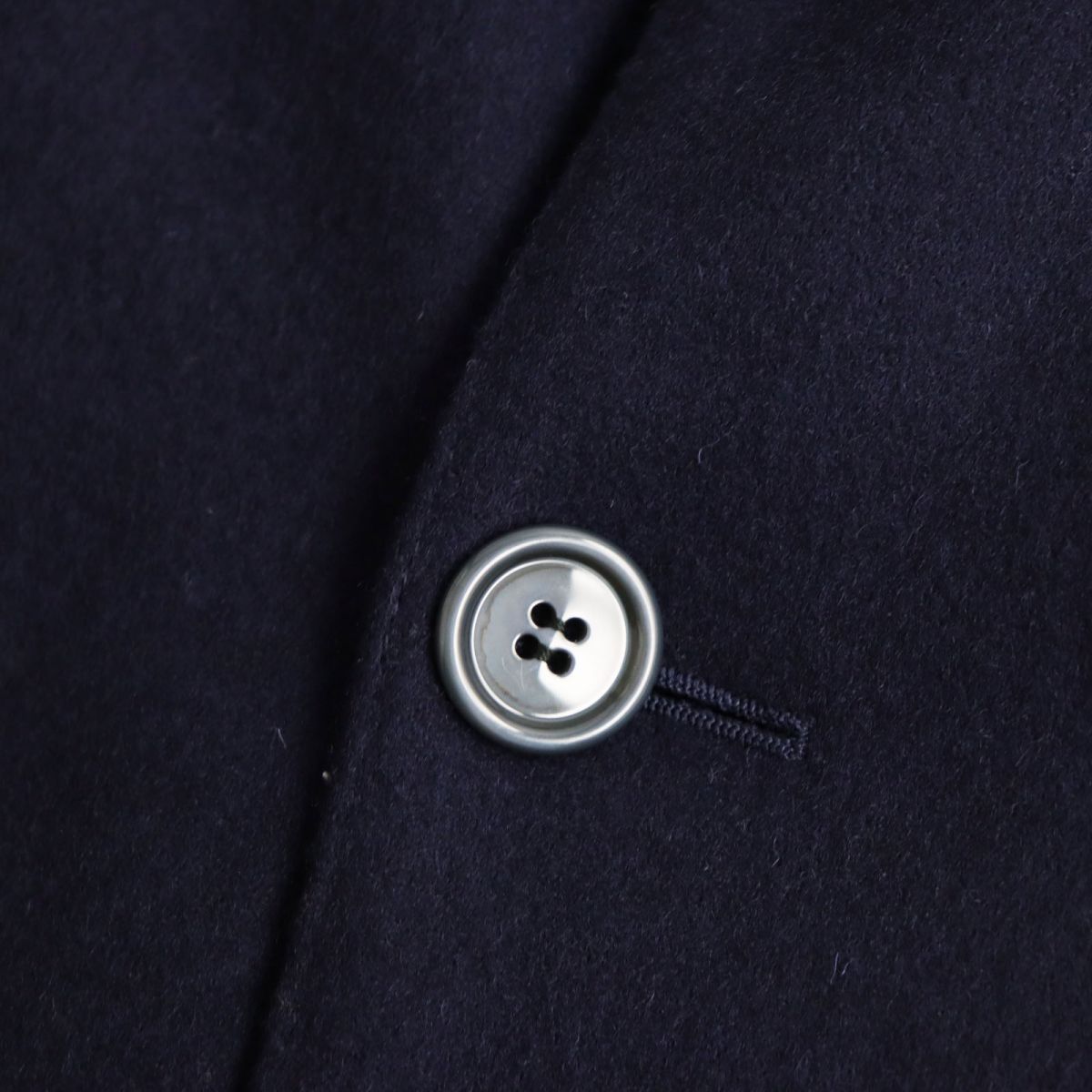 GUCCI tailored jacket Outer: 100% wool, Lining: 100% rayon, Sleeve lining: 100% cupra Navy mens 44 Used