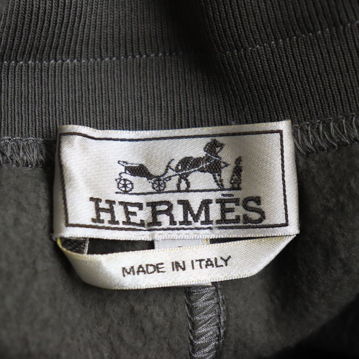 HERMES Pants Main: 100% cotton, part: 90% cotton, part: 10% polyurethane, part: 80% nylon, part: 20% polyurethane Brown mens S Used