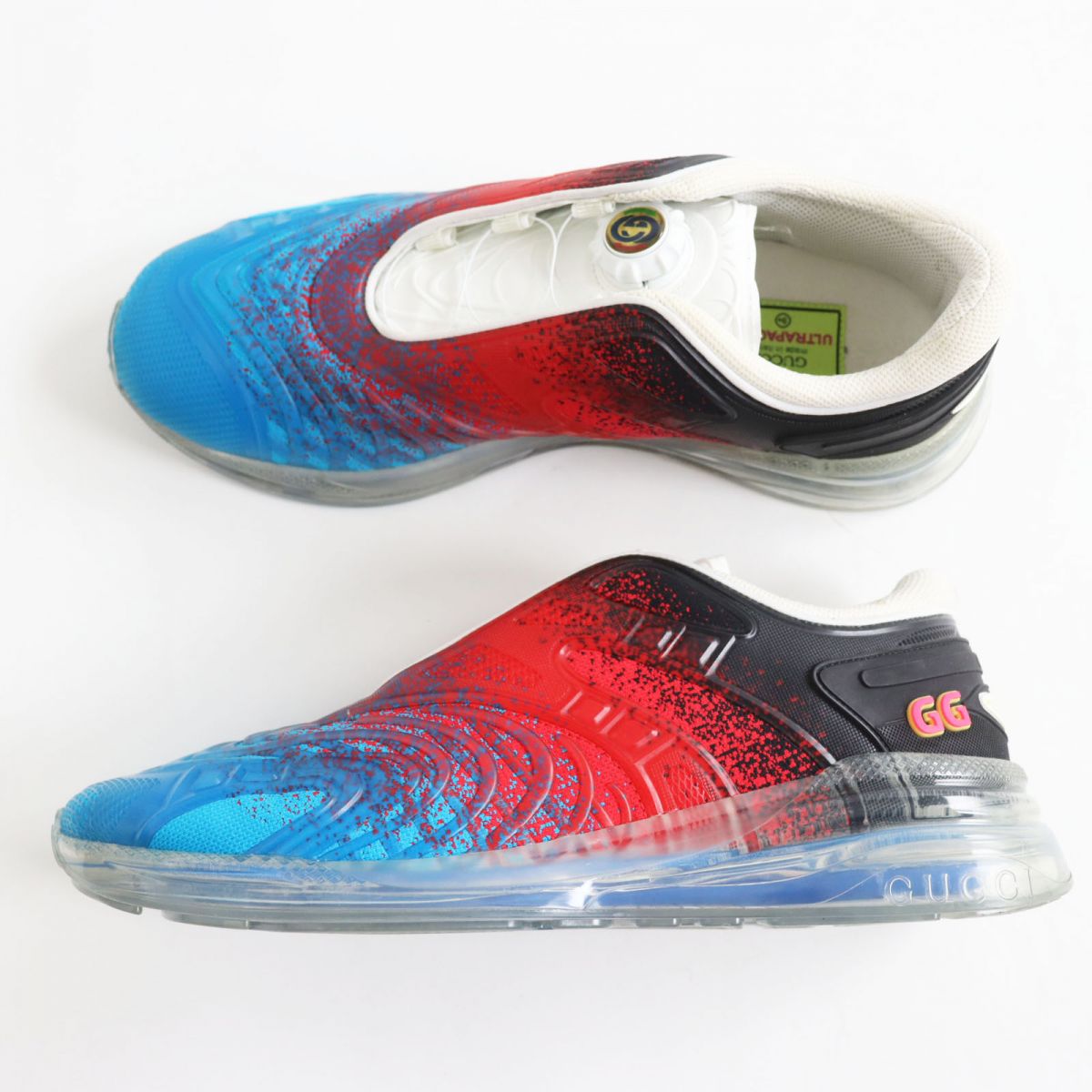 GUCCI sneakers Blurred multicolor mens 9.5 Used