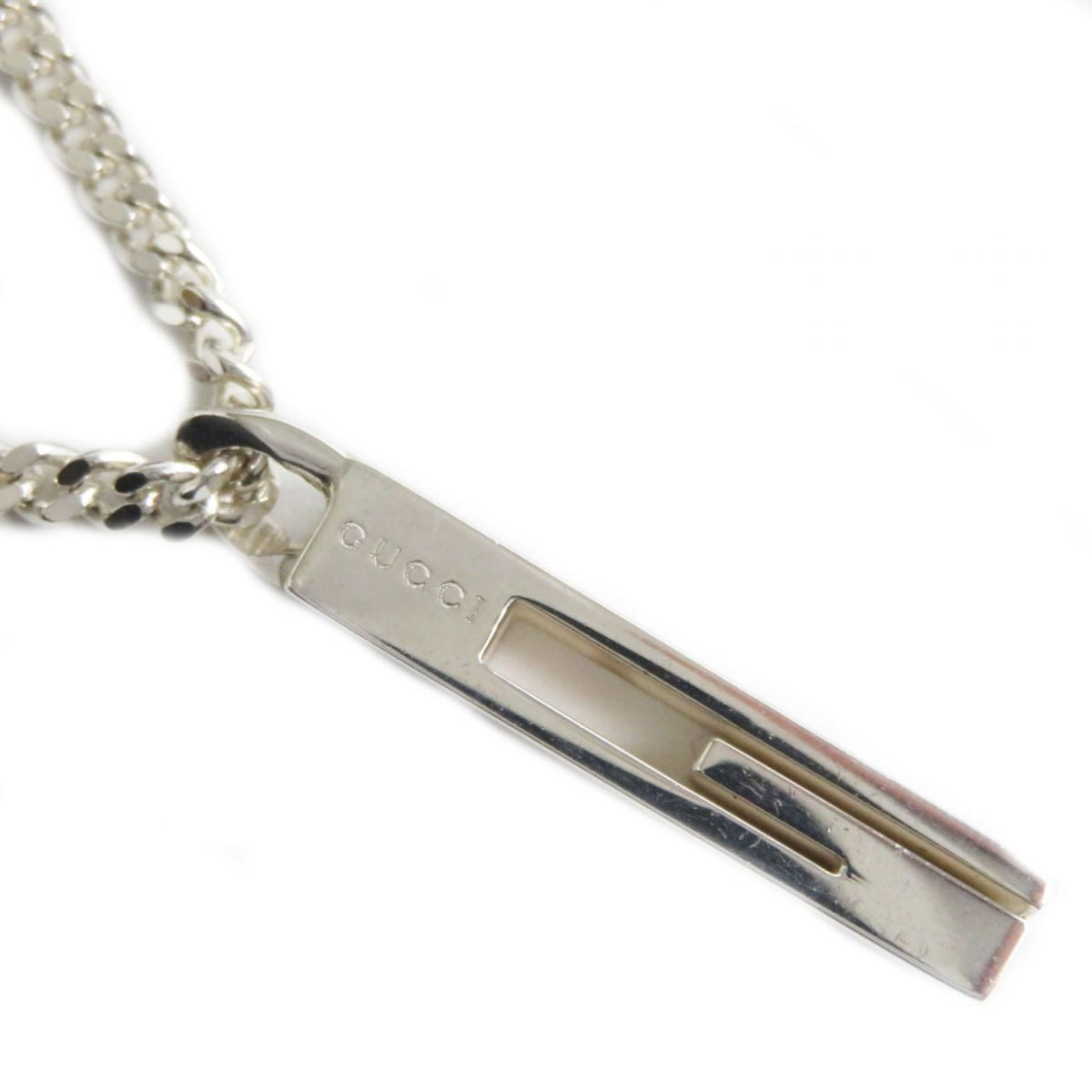 GUCCI Necklace AG925 Silver mens Used