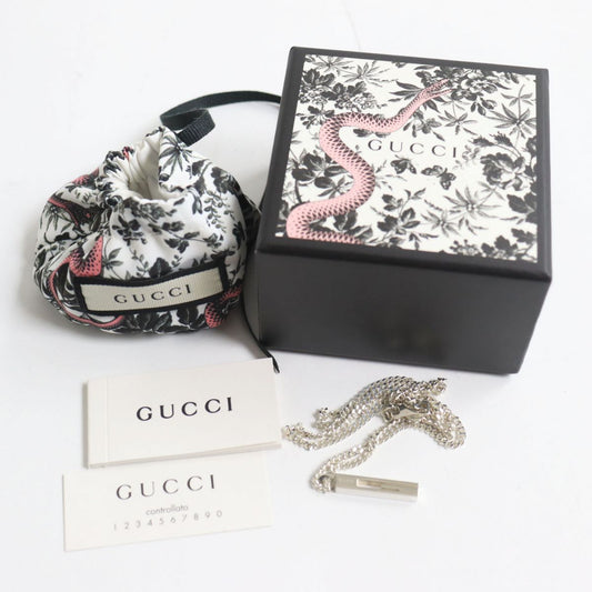 GUCCI Necklace AG925 Silver mens Used