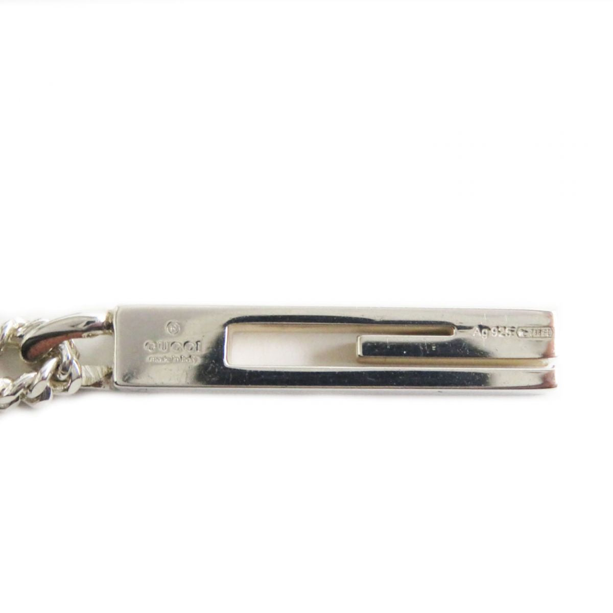 GUCCI Necklace AG925 Silver mens Used