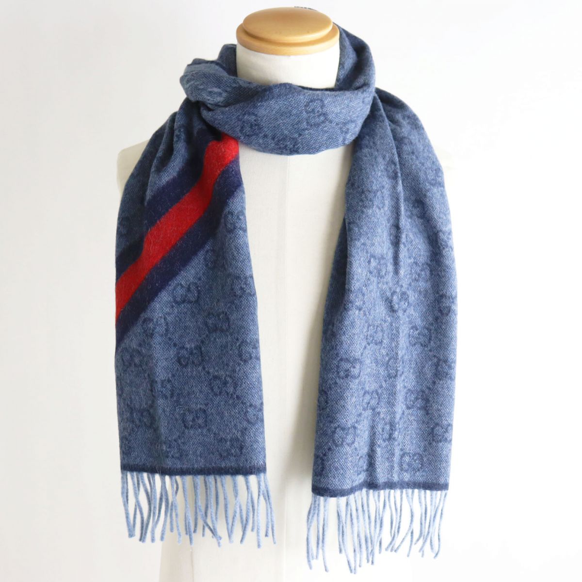 GUCCI Stall Main: 75% wool, Main: 25% alpaca Midnight blue mens Used