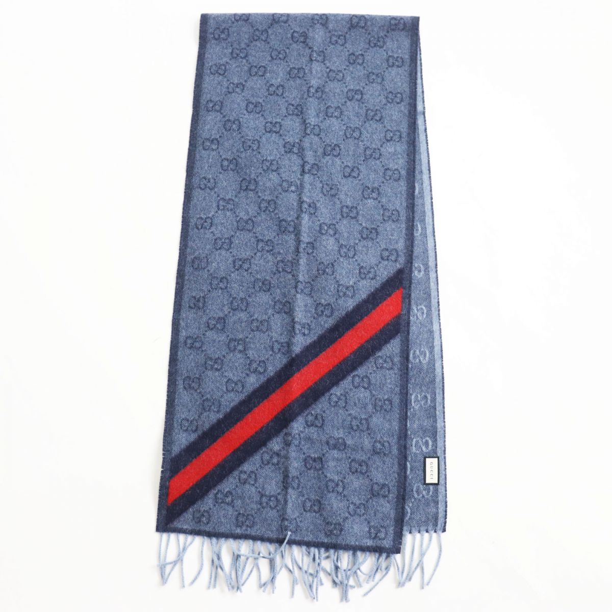 GUCCI Stall Main: 75% wool, Main: 25% alpaca Midnight blue mens Used