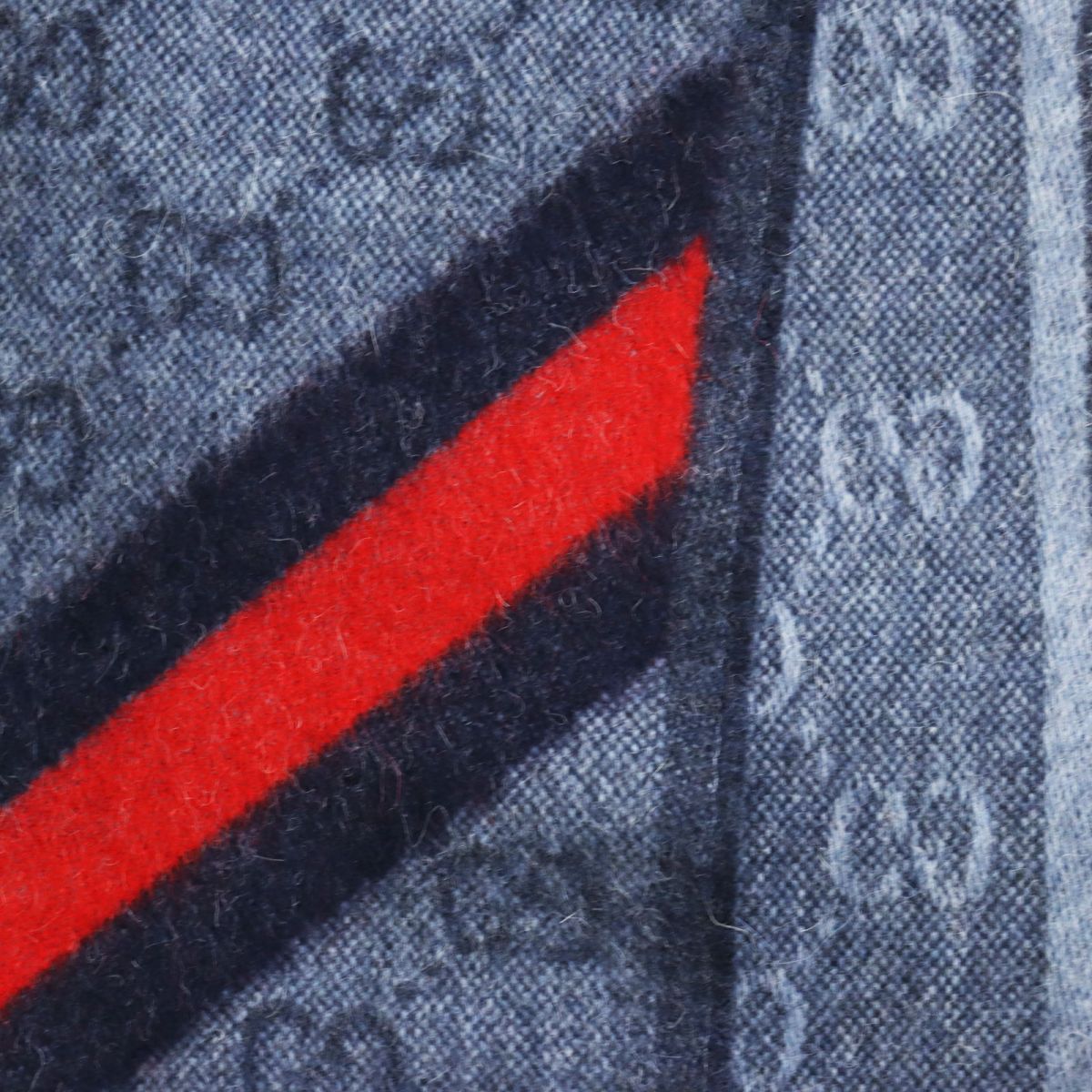 GUCCI Stall Main: 75% wool, Main: 25% alpaca Midnight blue mens Used