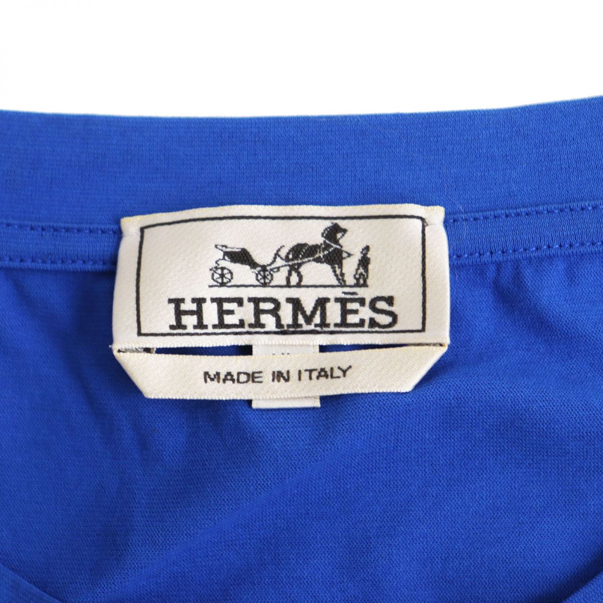 HERMES Cut cotton blue XL