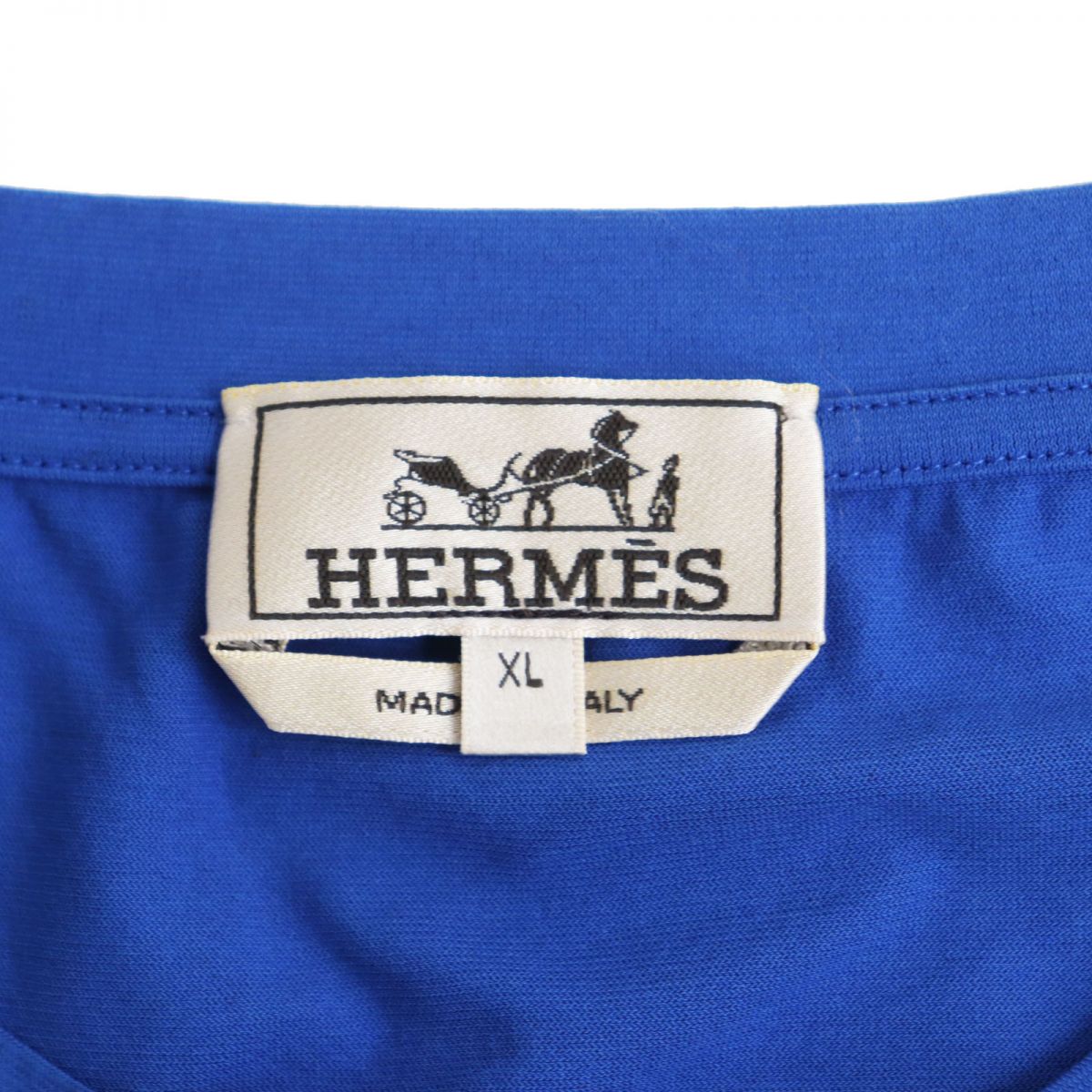 HERMES Cut cotton blue XL
