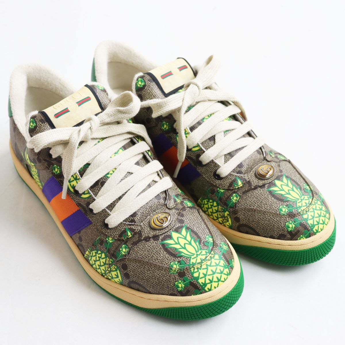 GUCCI sneakers Main: GG Supreme canvas multicolor mens 8 Used