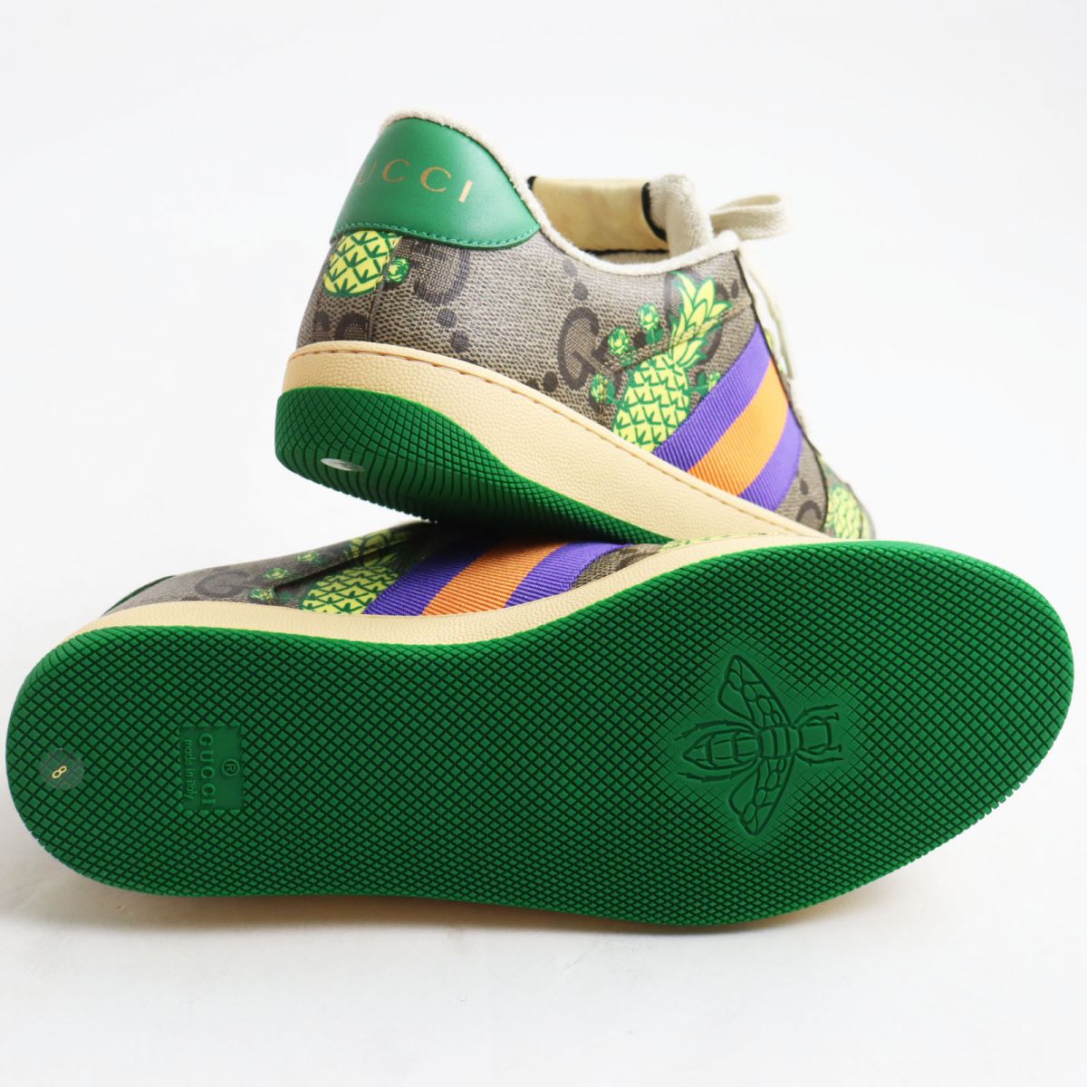 GUCCI sneakers Main: GG Supreme canvas multicolor mens 8 Used