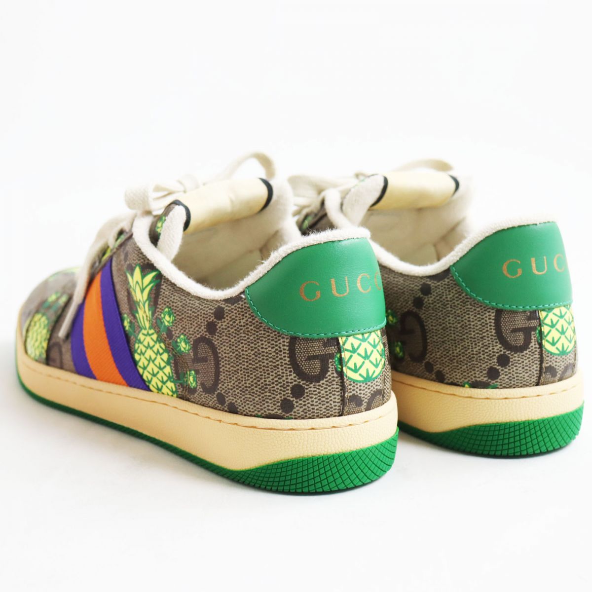 GUCCI sneakers Main: GG Supreme canvas multicolor mens 8 Used