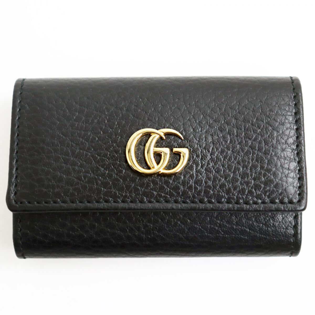 GUCCI Key case Key holder  Main: Leather black mens Used
