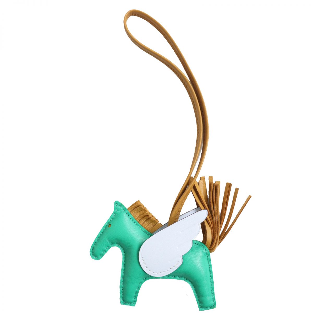 HERMES charm Main: Anyo Milo Mint/Sesame/Blue Brume mens Used
