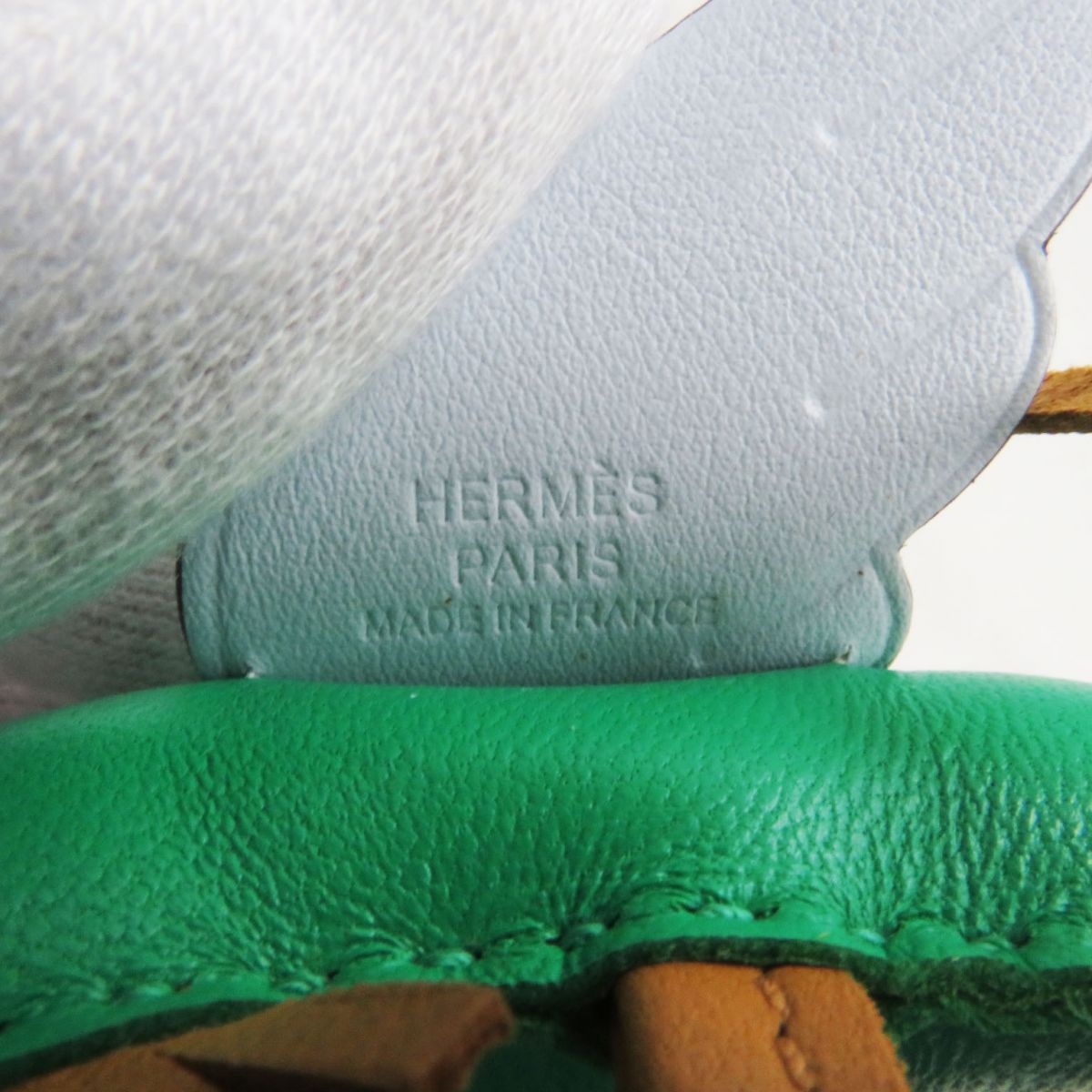 HERMES charm Main: Anyo Milo Mint/Sesame/Blue Brume mens Used