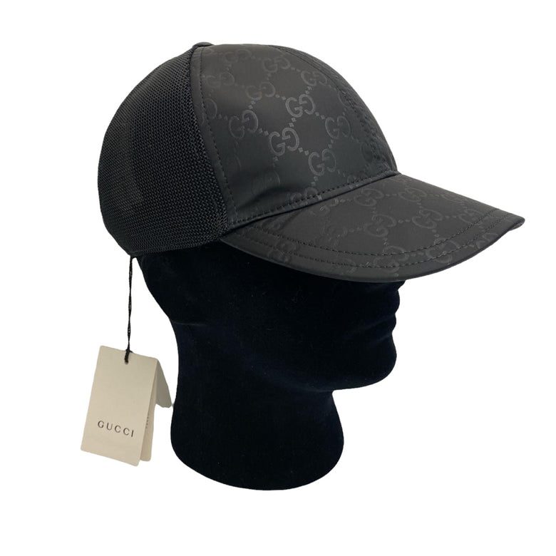 Gucci GG Monogram Baseball Cap Black S