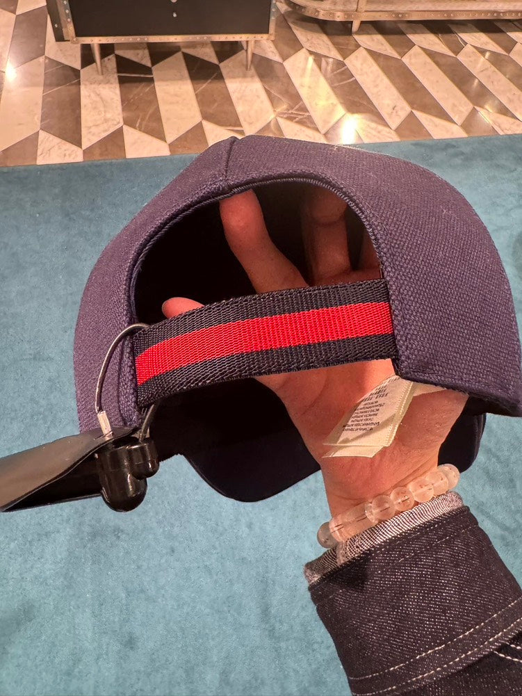 Gucci Pafod Baseball Cap Navy Blue M
