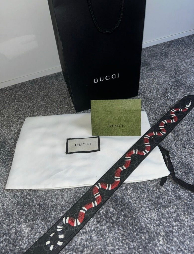 Gucci GG Kingsnake Black Belt