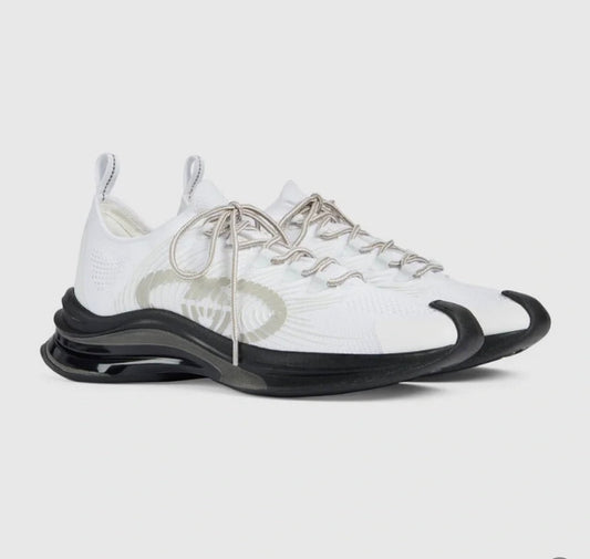 Gucci Men's Run Sneakers White Sneakers