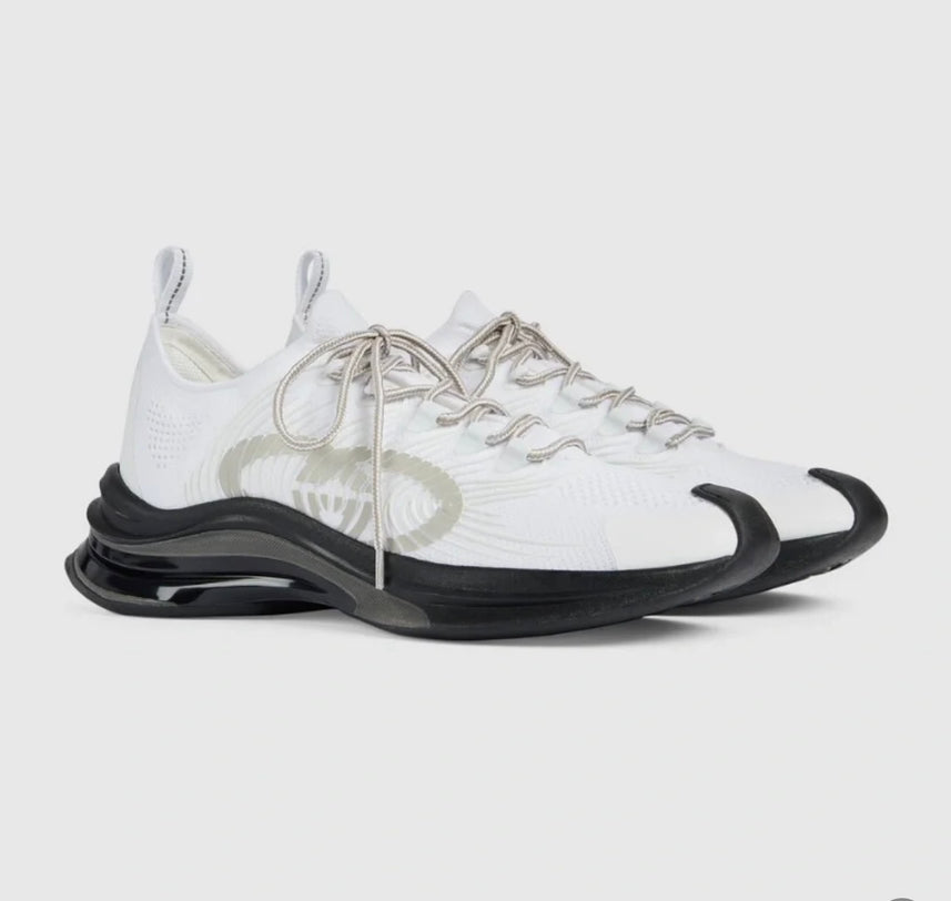 Gucci Men's Run Sneakers White Sneakers