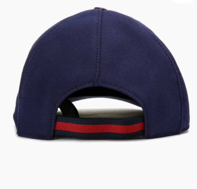 Gucci Pafod Baseball Cap Navy Blue M