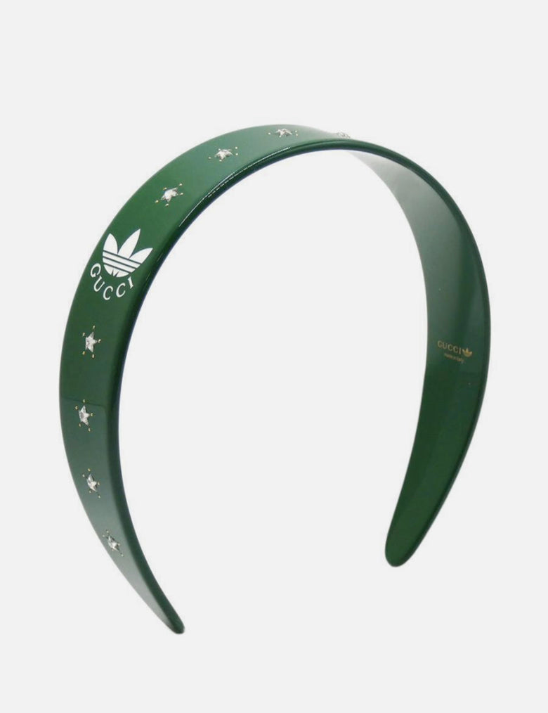 GUCCI Adidas Headband Star Plastic Green 702950 Hair Accessory