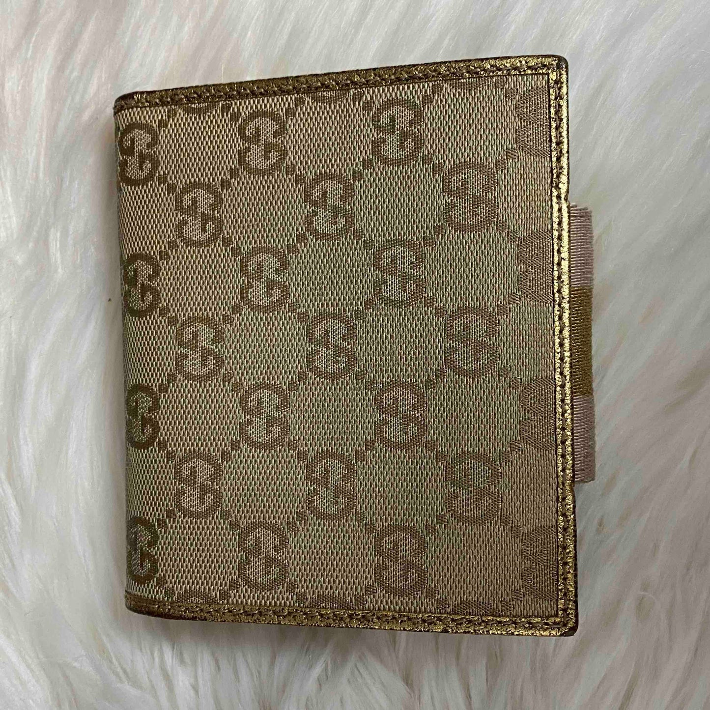 Gucci GG Supreme Beige Canvas Wallet - Pre-Loved