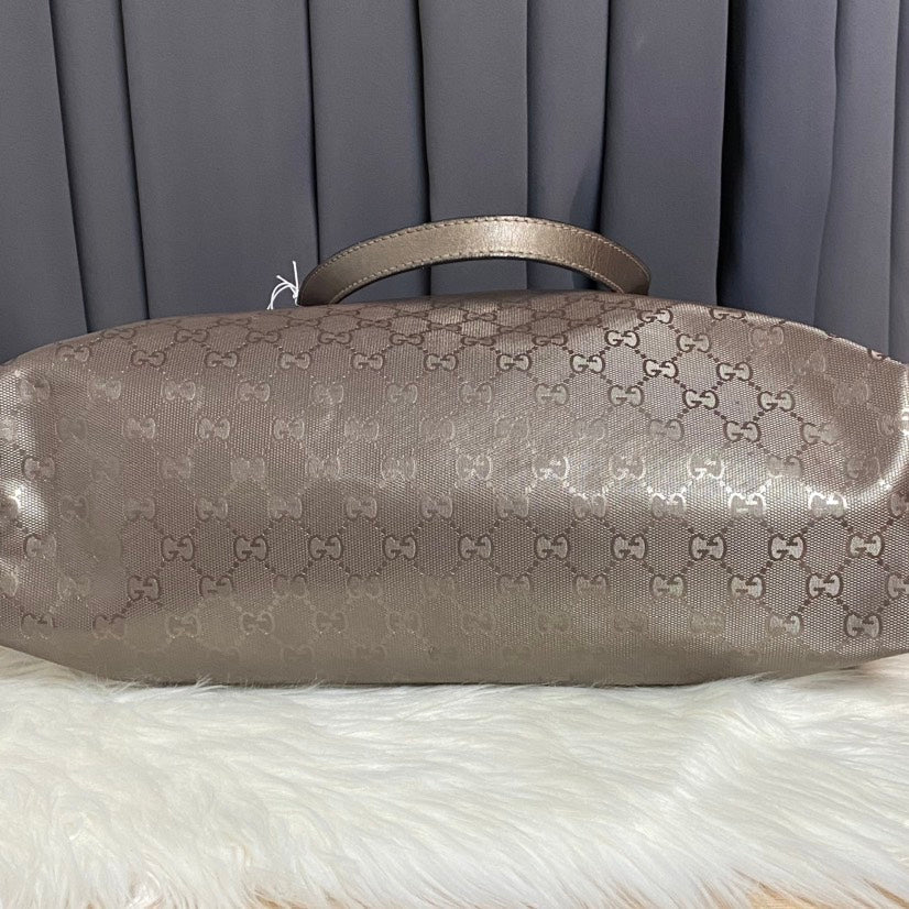 Gucci Abbey Beige GG Canvas Shoulder Bag