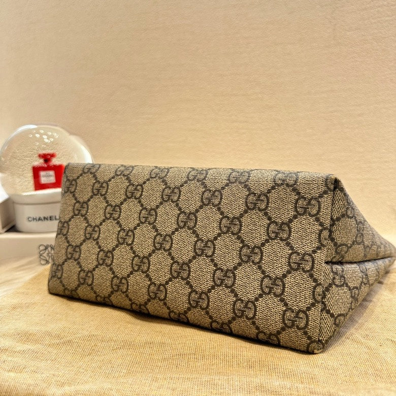 Gucci GG Supreme Rainbow Butterfly Tote Bag, Beige, Tote