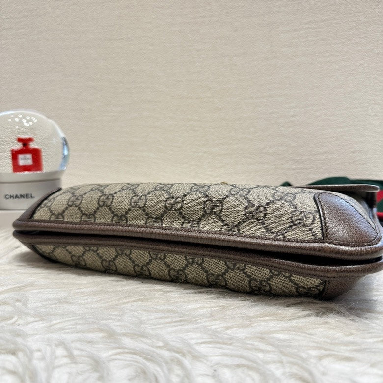 Gucci GG Supreme Beige Messenger Bag - Preloved Crossbody