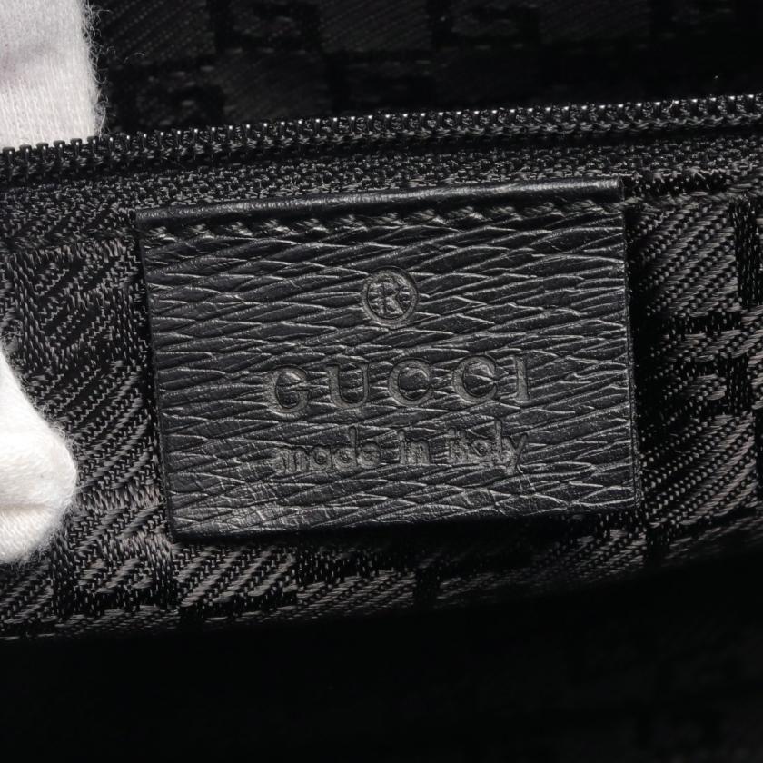 Gucci Jackie Handbag Leather Black