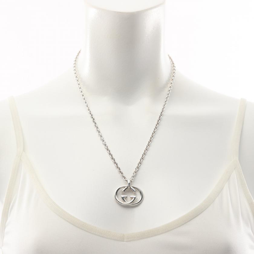 Gucci Interlocking G Necklace Sv925 Silver