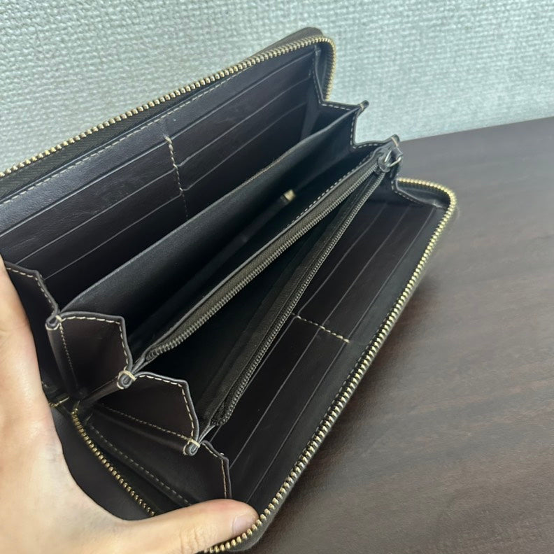 Gucci GG Canvas Beige Zippy Long Wallet