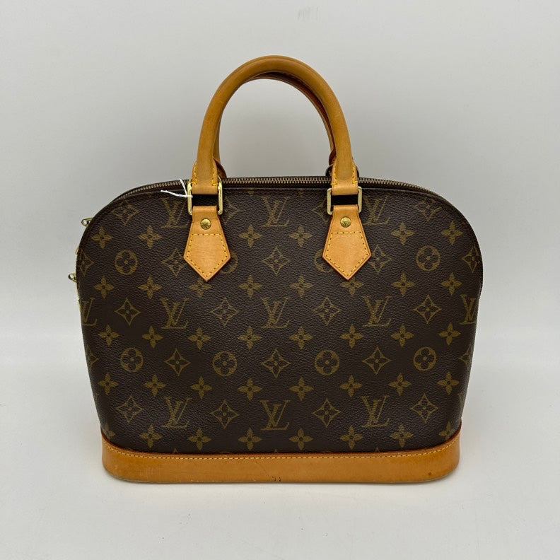 Louis Vuitton Alma Brown Monogram Canvas Handbag Medium