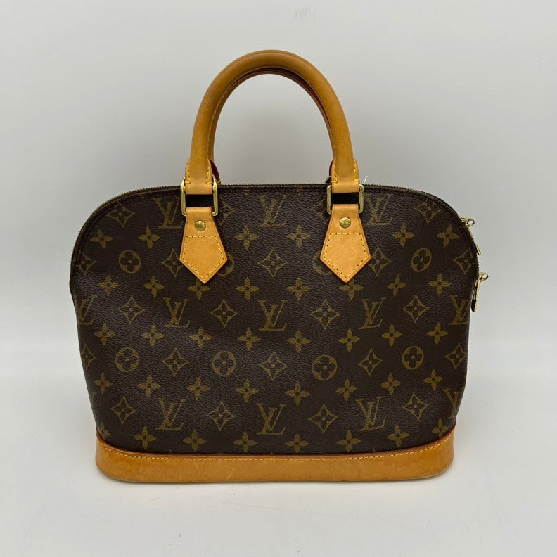 Louis Vuitton Alma Brown Monogram Canvas Handbag Medium
