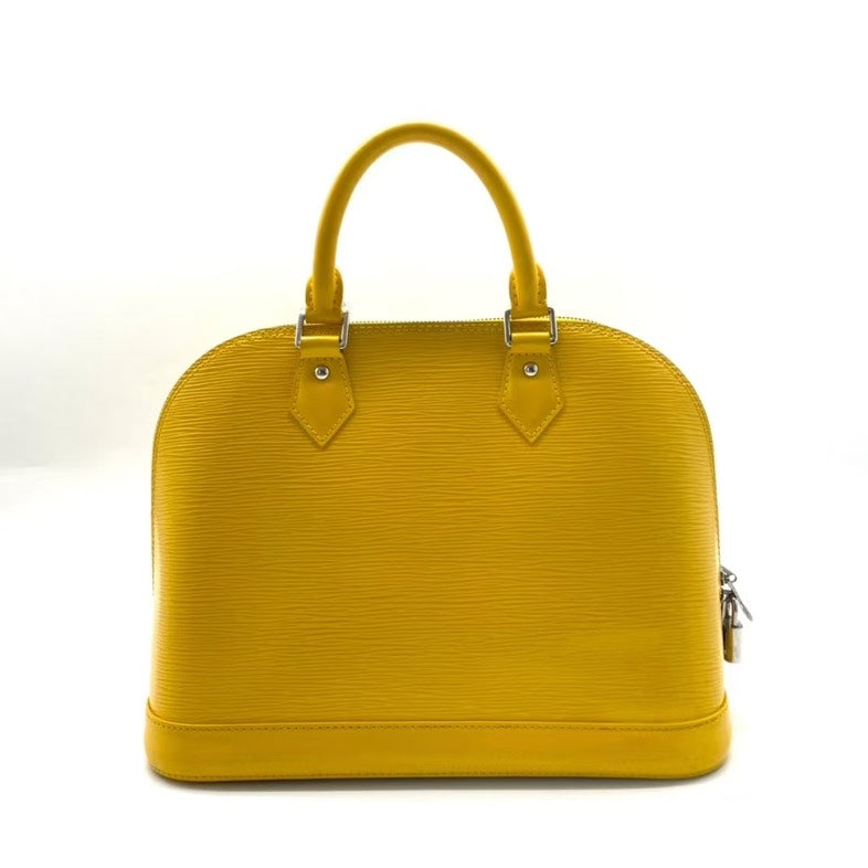 Louis Vuitton Epi Leather Alma Bag Yellow Medium