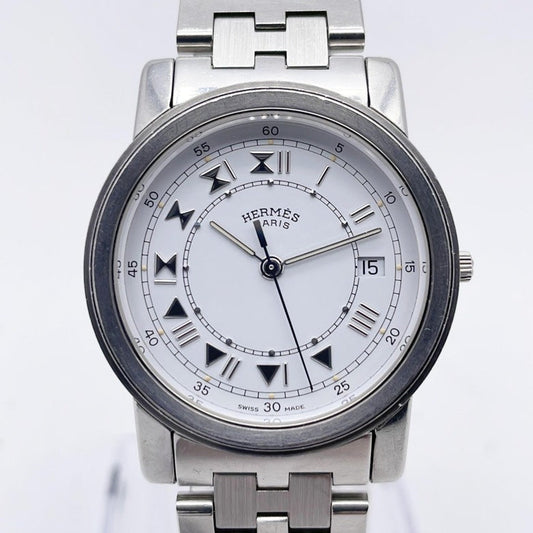 Hermes Carrick CA1.510 Stainless Steel Watch with Box