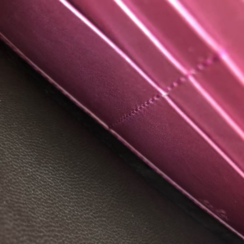 Gucci Pink Embossed Leather Wallet