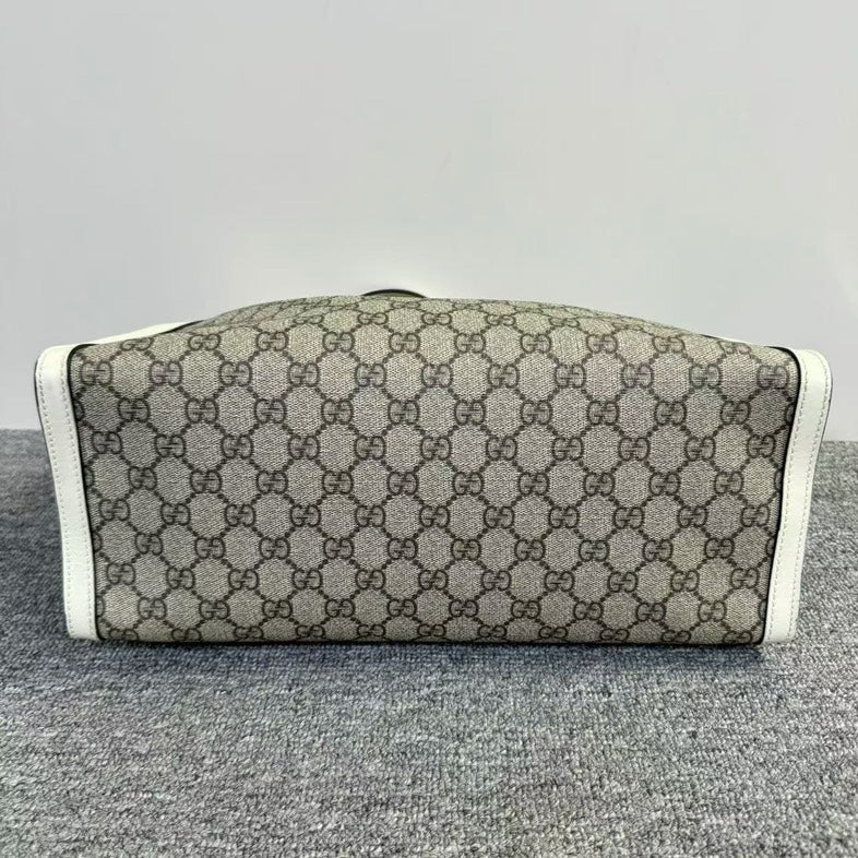 Gucci Beige Canvas Padlock Bag Medium