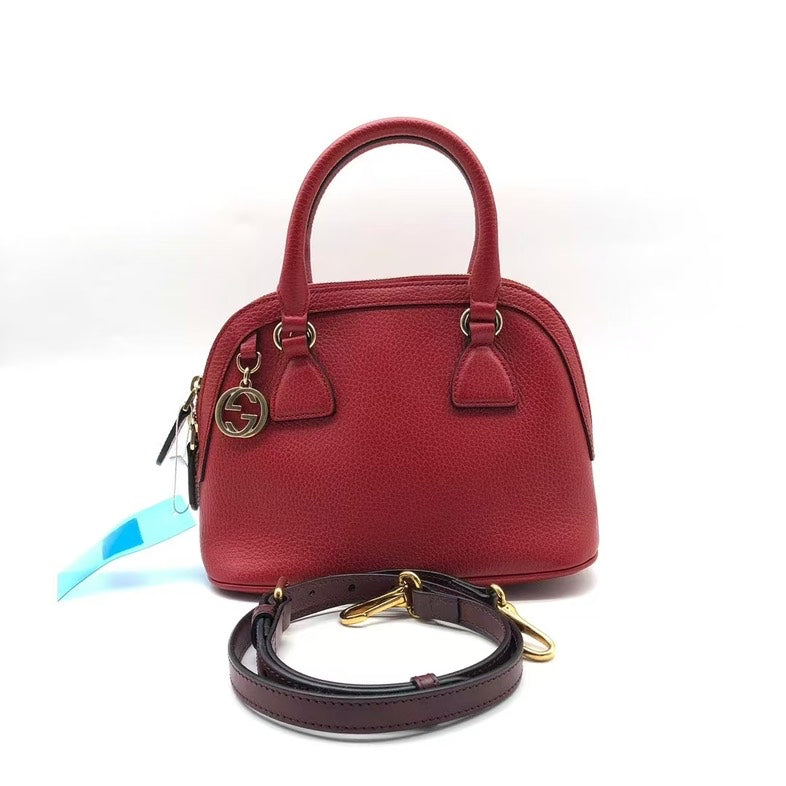 Gucci Red Two-Way Bag Medium Size